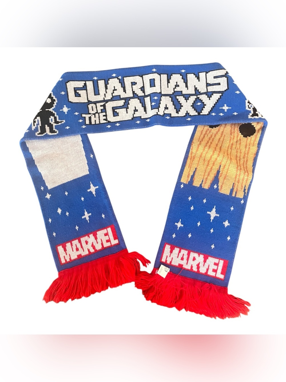 Marvel Guardians of the Galaxy Scarf Groot Rocket Star Lord Knit